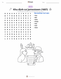 Xem trước tài liệu in sẵn Khu định cư Jamestown (1607)
