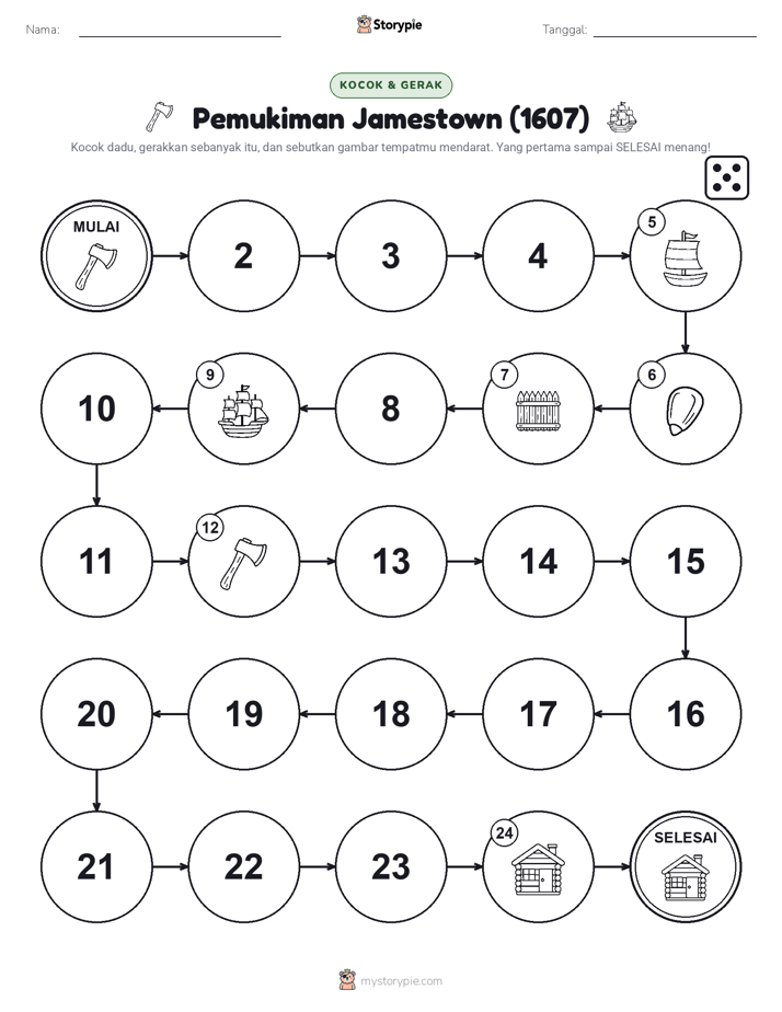 Permainan Gulung & Pindah