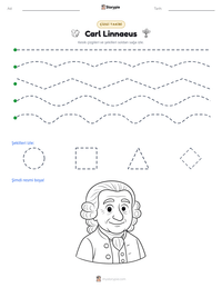 Carl Linnaeus yazdırılabilir çalışma sayfası önizlemesi
