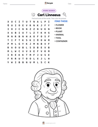 Carl Linnaeus printable worksheet preview