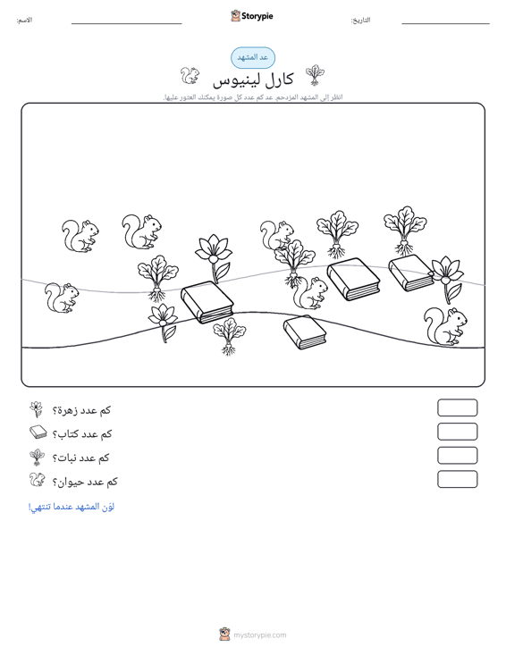 مشهد العد