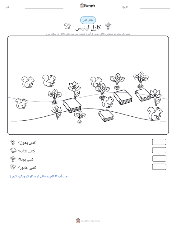 گنتی کا منظر