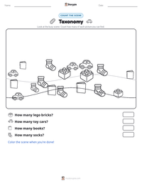 Taxonomy printable worksheet preview