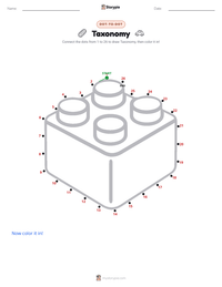 Taxonomy printable worksheet preview