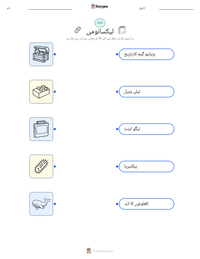 ٹیکسانومی پرنٹ کرنے کے قابل ورکشیٹ کا پیش نظارہ