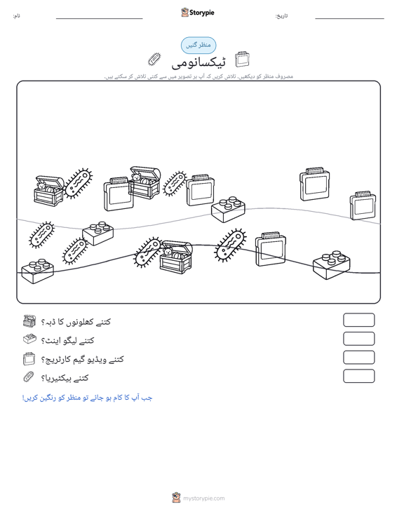گنتی کا منظر