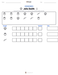 John Smith printable worksheet preview