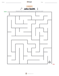 Anteprima della scheda stampabile di John Smith