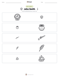 John Smith printable worksheet preview