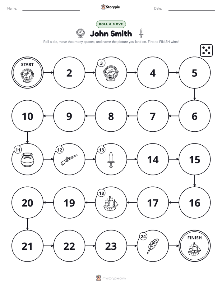 Roll & Move Game