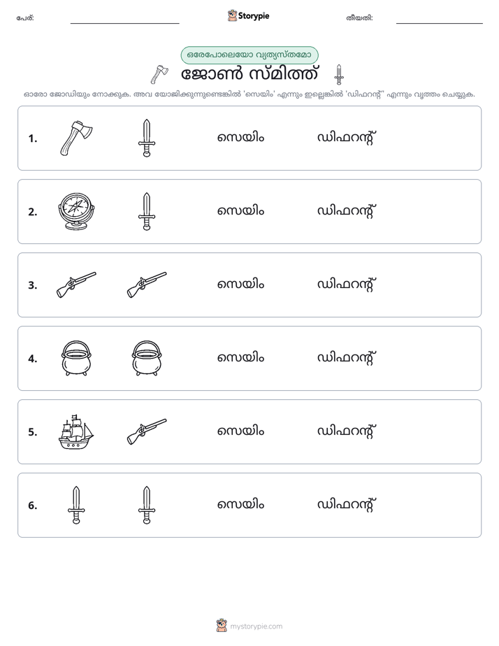 ഒന്നോ വ്യത്യാസമോ
