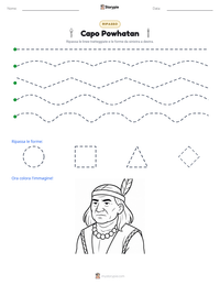 Anteprima della scheda stampabile di Capo Powhatan