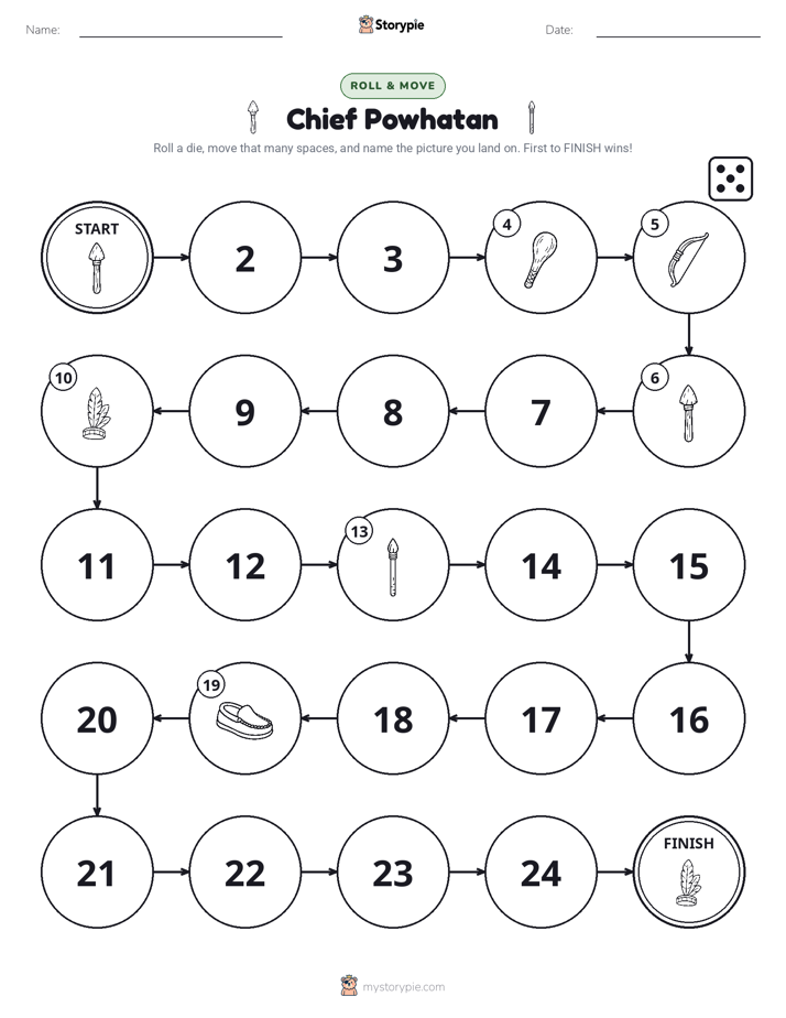 Roll & Move Game