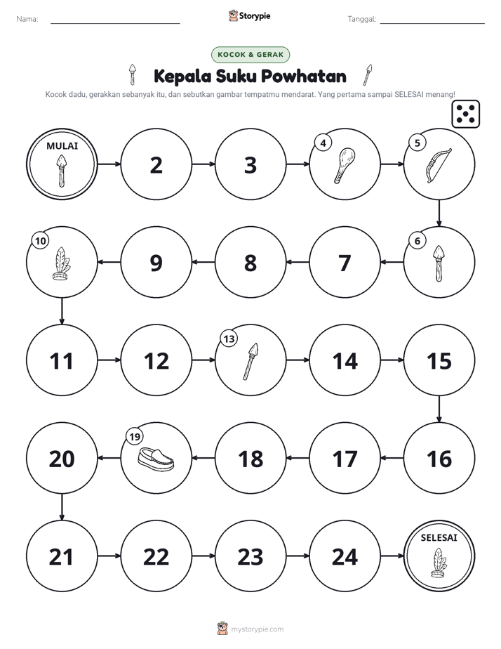 Permainan Gulung & Pindah
