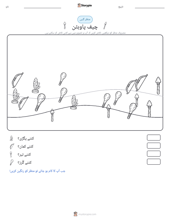 گنتی کا منظر