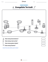 Evangelista Torricelli printable worksheet preview