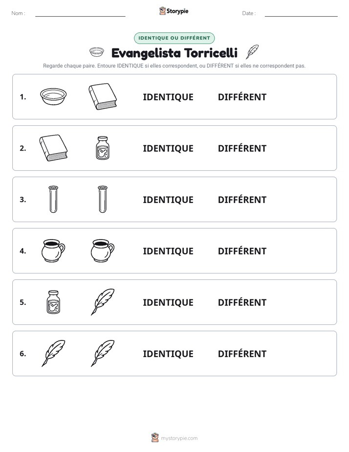 Identique ou Différent