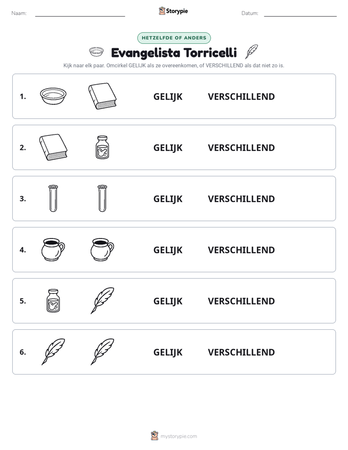 Zelfde of Verschillend