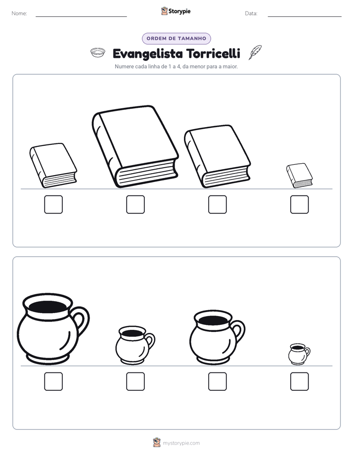 Ordem de Tamanho