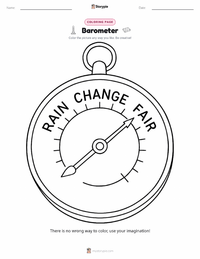 Barometer printable worksheet preview