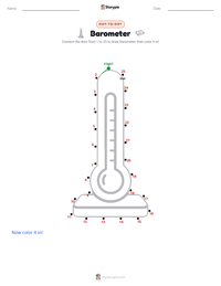 Barometer printable worksheet preview