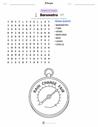 Anteprima della scheda stampabile di Barometro