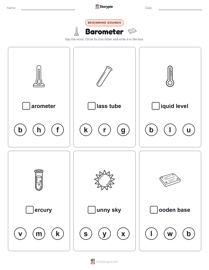 Beginning Sounds