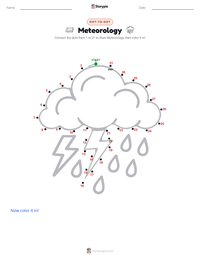 Meteorology printable worksheet preview