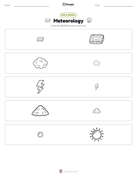 Meteorology printable worksheet preview
