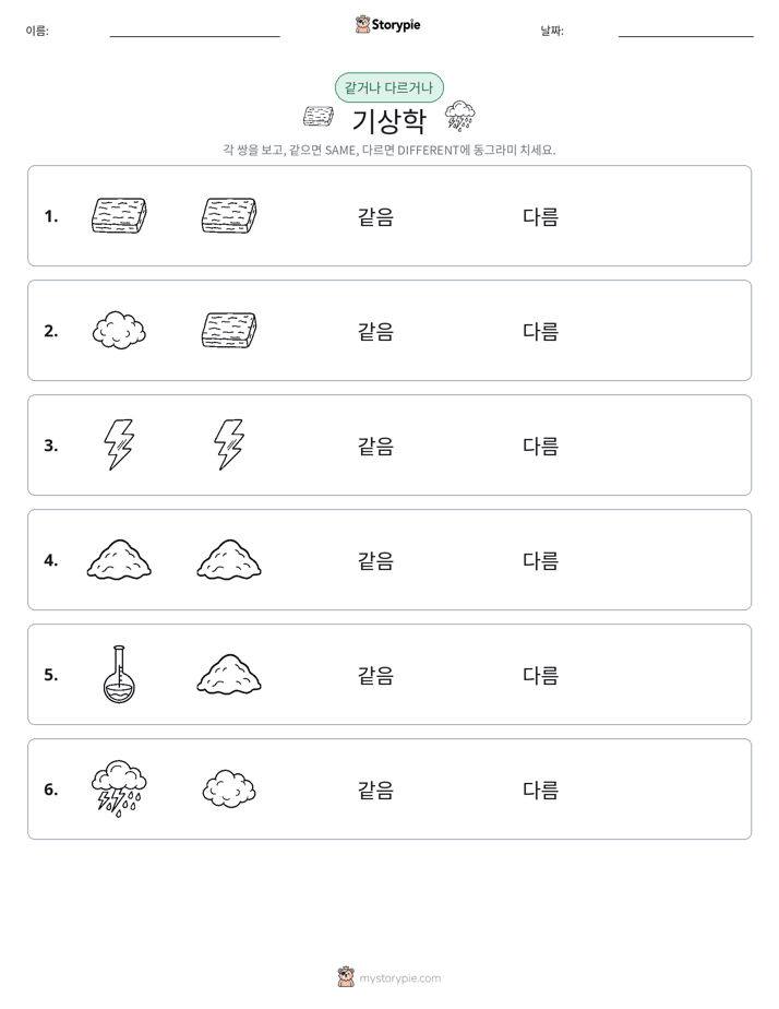 같은 것 또는 다른 것