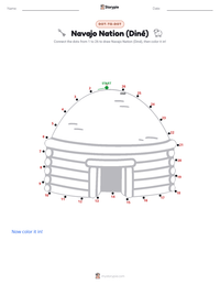 Navajo Nation (Diné) printable worksheet preview