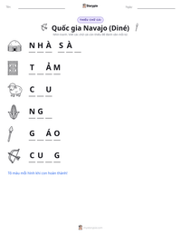 Xem trước tài liệu in sẵn Quốc gia Navajo (Diné)