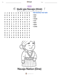 Xem trước tài liệu in sẵn Quốc gia Navajo (Diné)