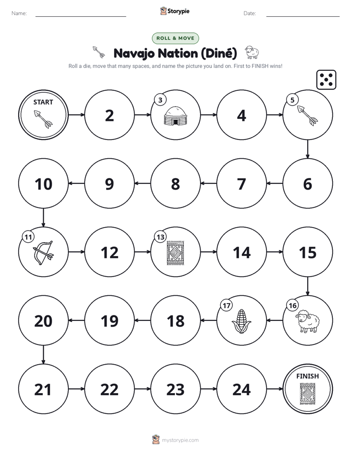 Roll & Move Game
