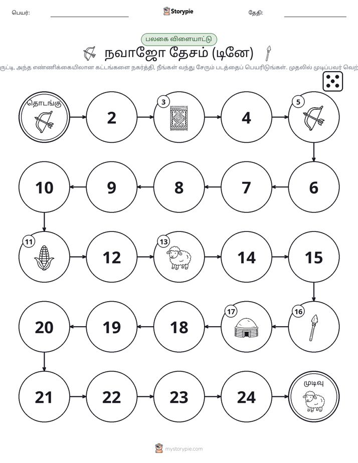 ரோல் & நகரும் விளையாட்டு