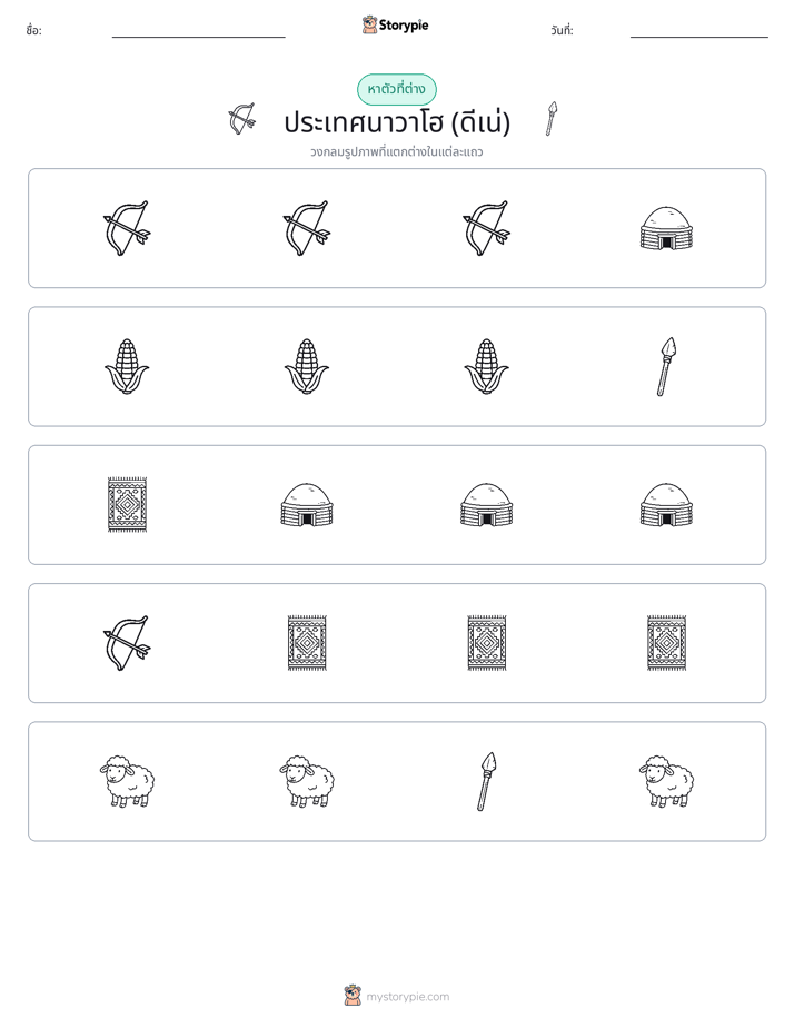 ตัวที่แตกต่าง