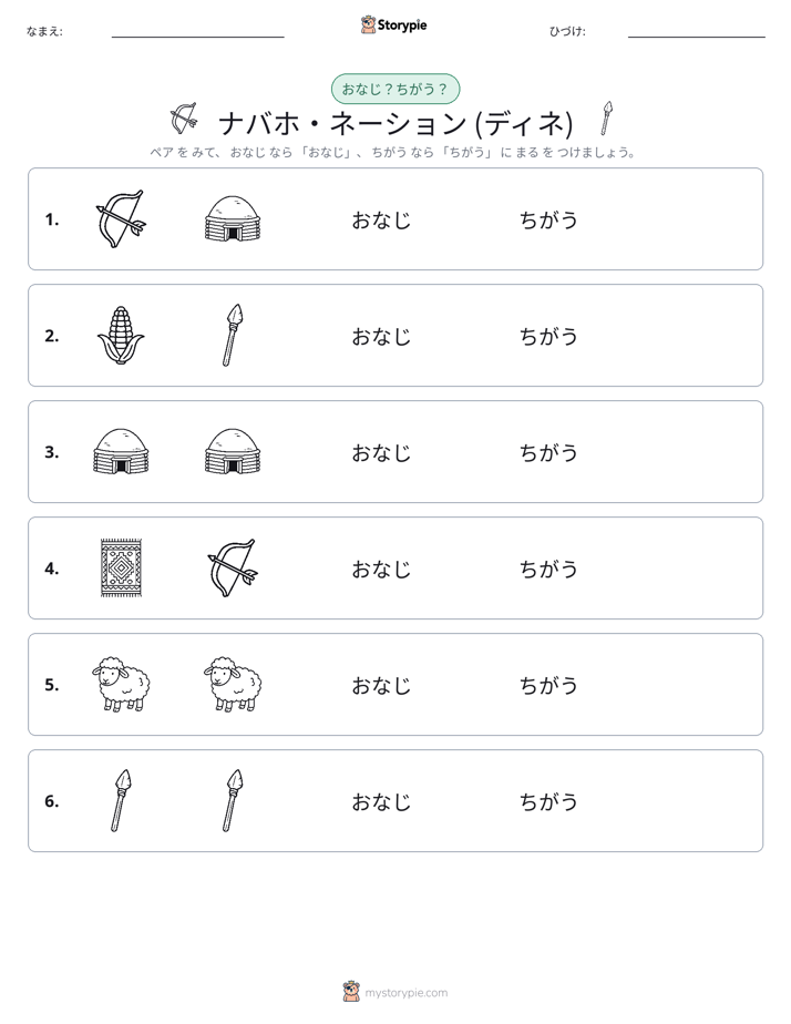 同じか違うか