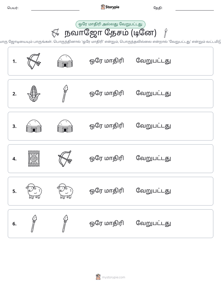 அதே அல்லது மாறுபட்டது