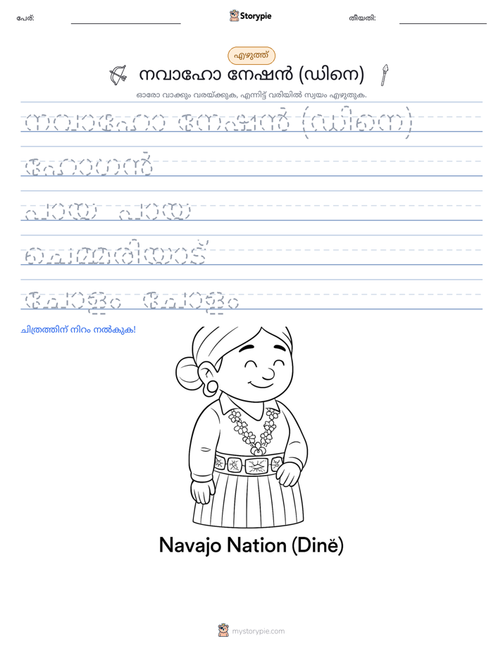 എഴുത്ത് പരിശീലനം