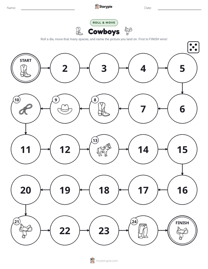 Roll & Move Game