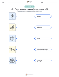 Поухатанская конфедерация предварительный просмотр распечатываемого рабочего листа