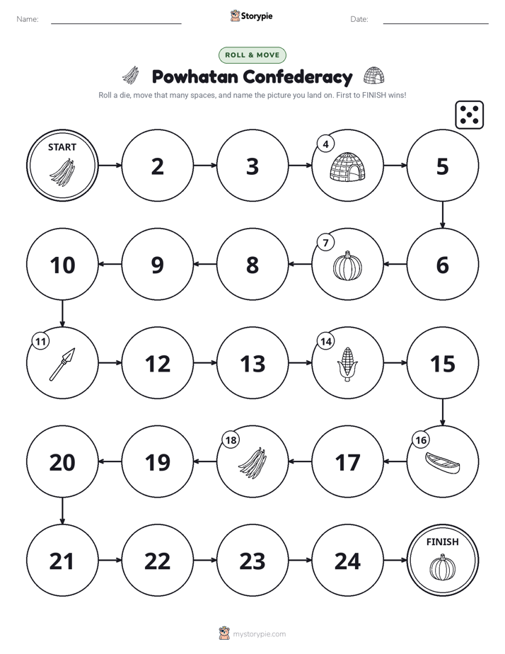 Roll & Move Game