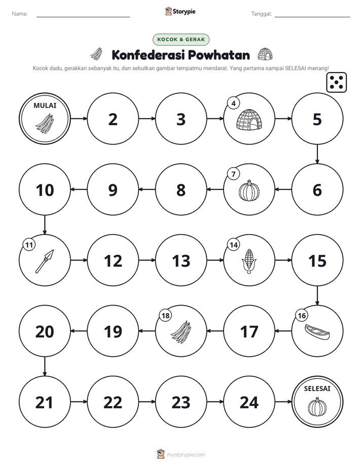 Permainan Gulung & Pindah