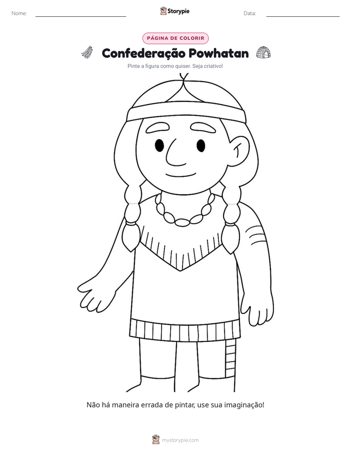 Página para colorir
