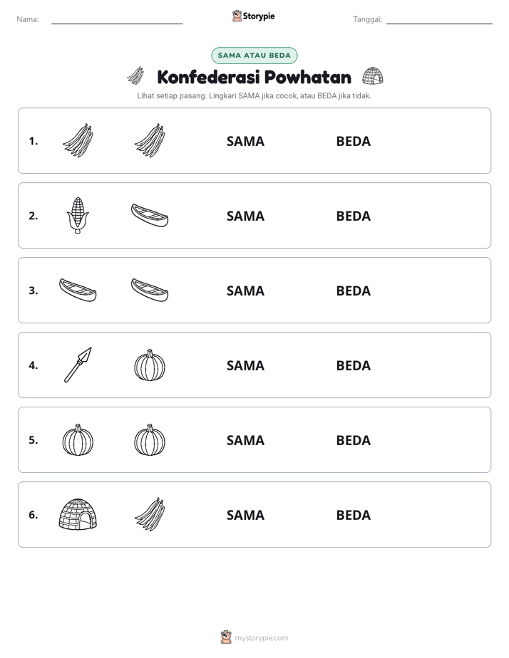 Sama atau Berbeda