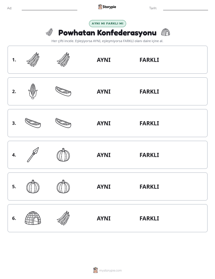 Aynı mı Farklı mı