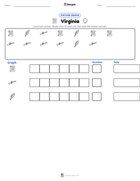 Virginia printable worksheet preview