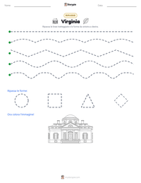 Anteprima della scheda stampabile di Virginia