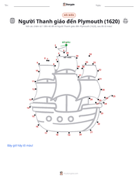 Xem trước tài liệu in sẵn Những người hành hương cập bến Plymouth (1620)