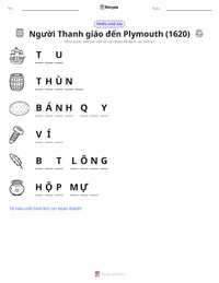 Xem trước tài liệu in sẵn Những người hành hương cập bến Plymouth (1620)